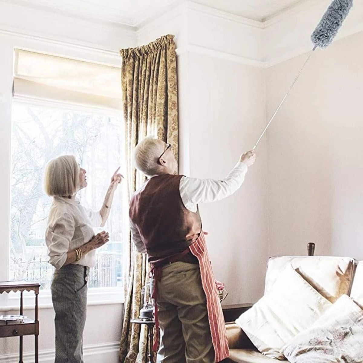 ANKAVERSE® Teleskopik 3'lü Çok Fonksiyonlu Mop Seti