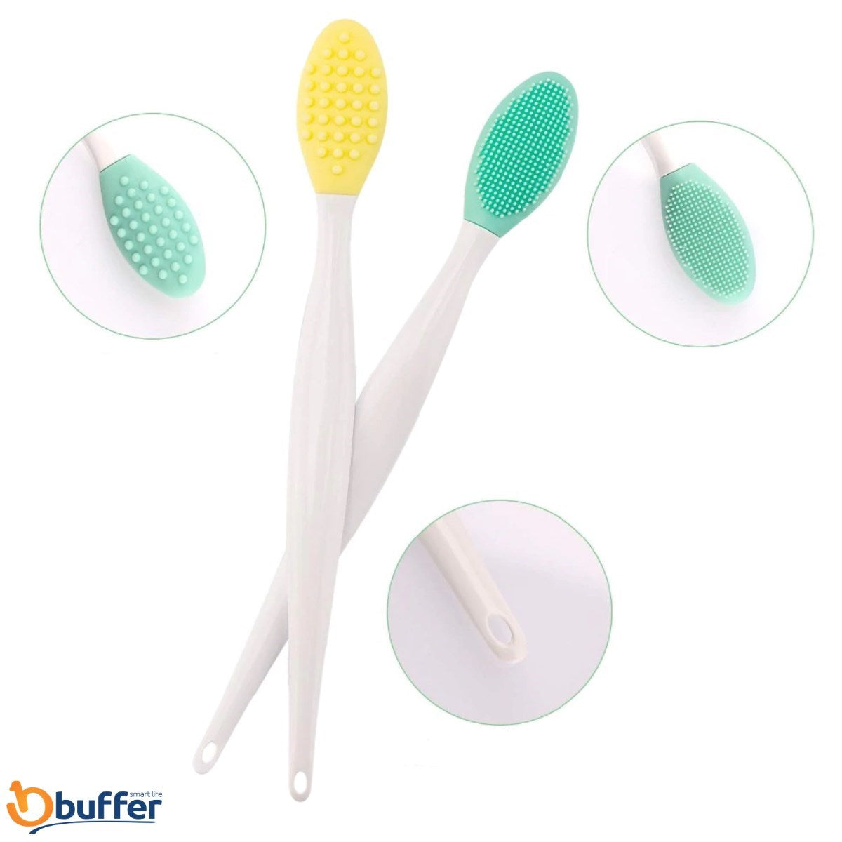 ANKAVERSE® 2'li Çift Yönlü Dudak Peeling Fırçası - Gözenek ve Siyah Nokta Temizleyici