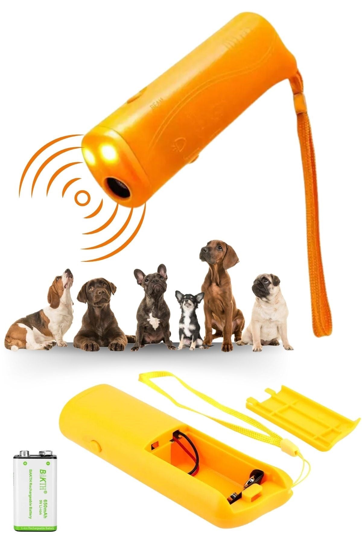 ANKAVERSE® Ultrasonik Köpeksavar Köpek Kovucu Köpek Kornası Eğitim Cihazı