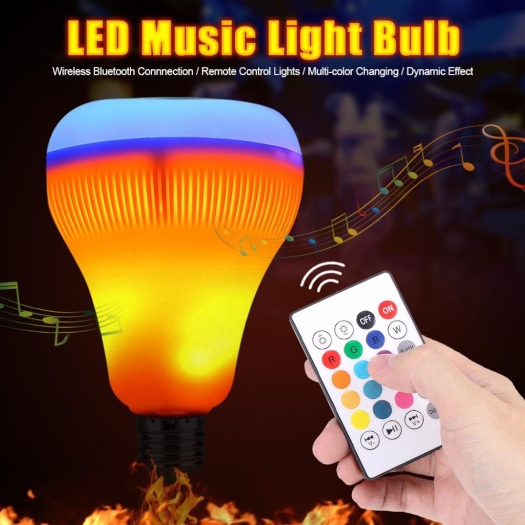 ANKAVERSE® Kumandalı Bluetooth Hoparlör Ampul LD-37