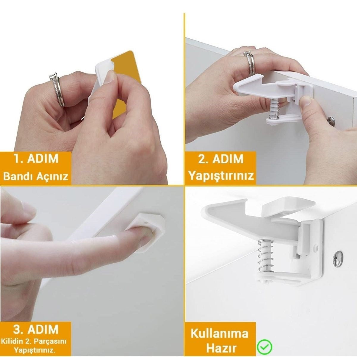 ANKAVERSE® Gizli Çocuk Güvenlik Kilidi