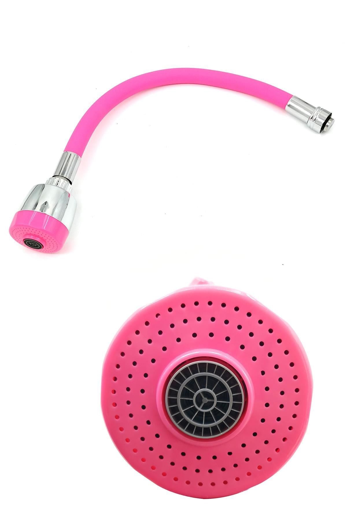 ANKAVERSE® Pembe Tasarruflu Oynar Musluk Başlığı