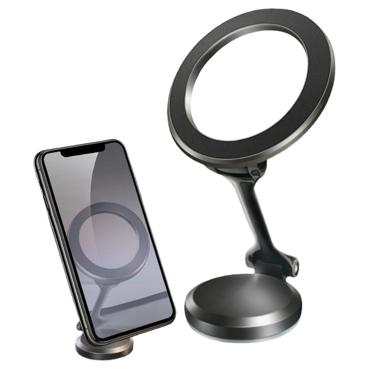 ANKAVERSE® Katlanır Manyetik Araç Telefon Tutucu - 360° Dönüşlü, Tüm Telefonlarla Uyumlu