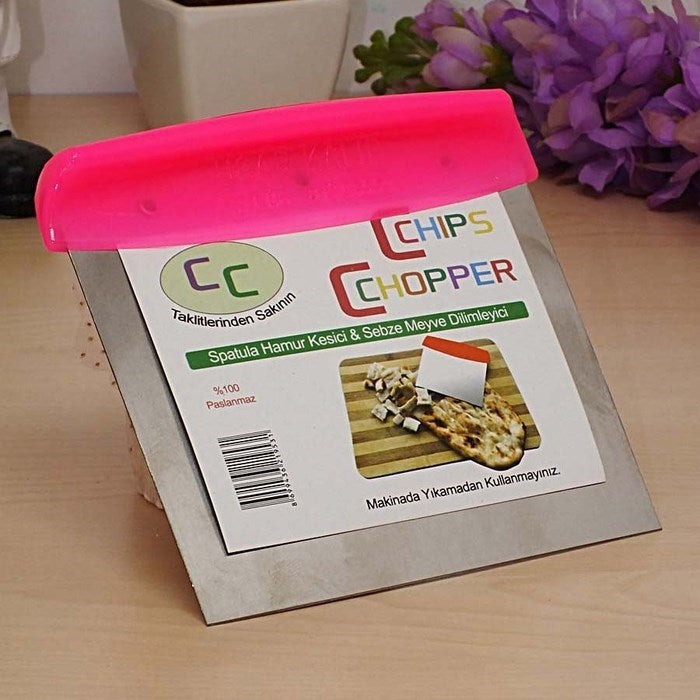 ANKAVERSE® Paslanmaz Çelik Hamur Kesici ve Kazıyıcı Spatula