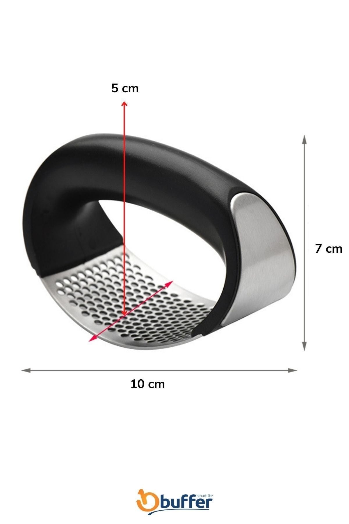 ANKAVERSE® Yeni Sarımsak Ezici Paslanmaz Çelik Garlic Press