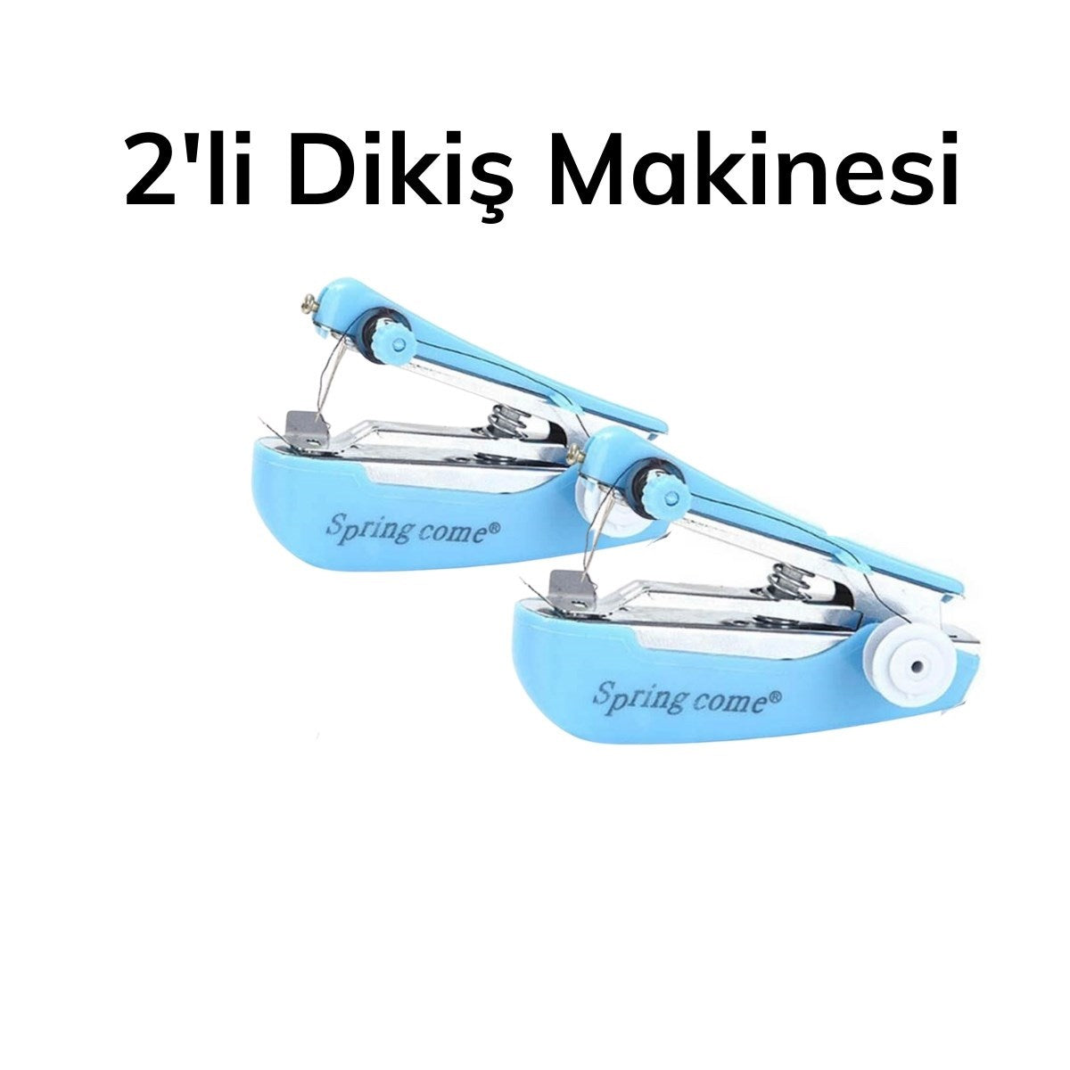 ANKAVERSE® Spring Come Mini Kolay Seyehat ve Ev Tipi El Dikiş Dikme Makinası