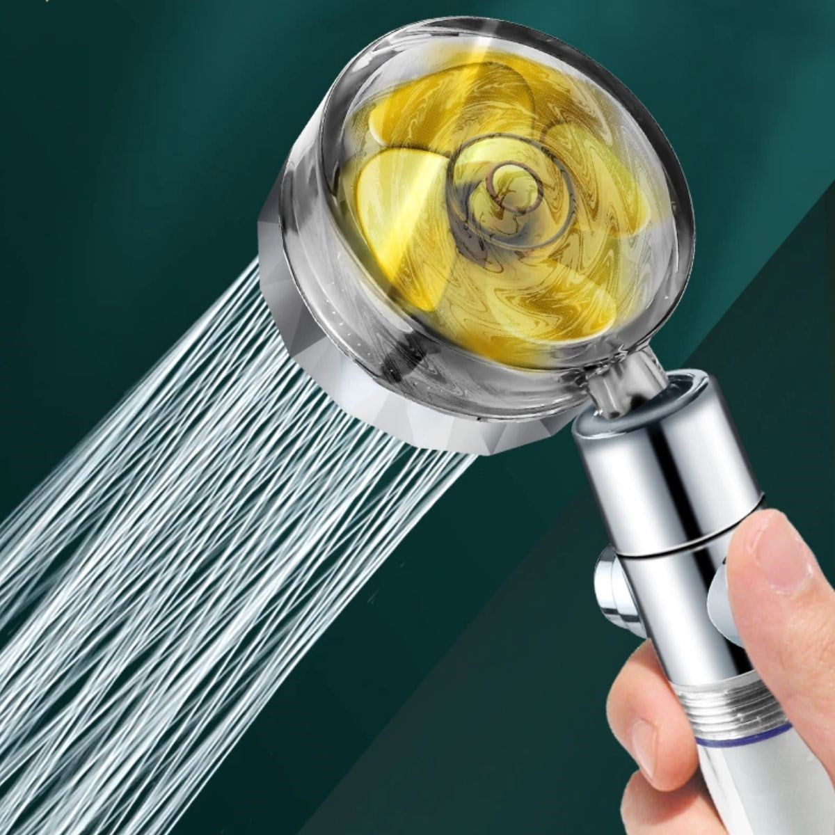 ANKAVERSE® Turbo 360° Dönen Filtreli Yüksek Basınçlı Duş Başlığı