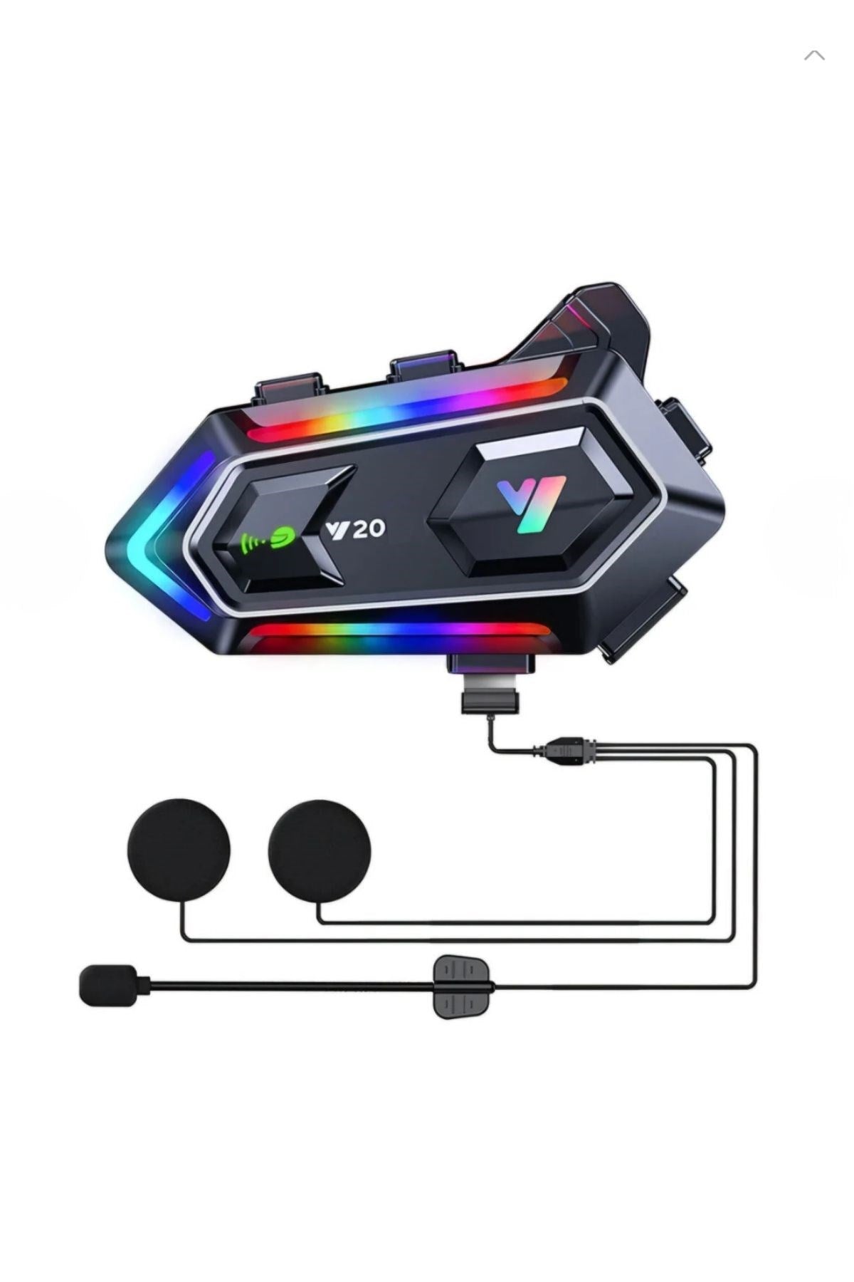 ANKAVERSE® Y20 Motorsikletler İçin Kablosuz Bluetooth Kulaklıklı – Suya Dayanıklı, Uzun Ömürlü Batarya, Gürültü Engelleme Özellikli Kask Kulaklığı