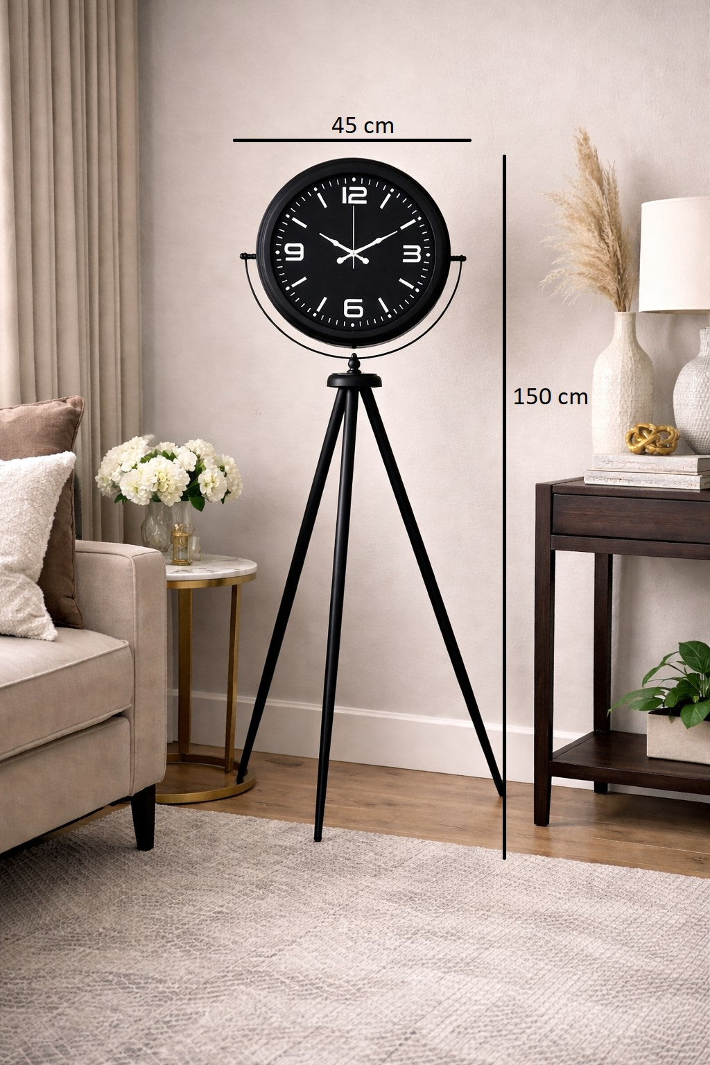 Black Legacy Tripod Ayaklı Saat