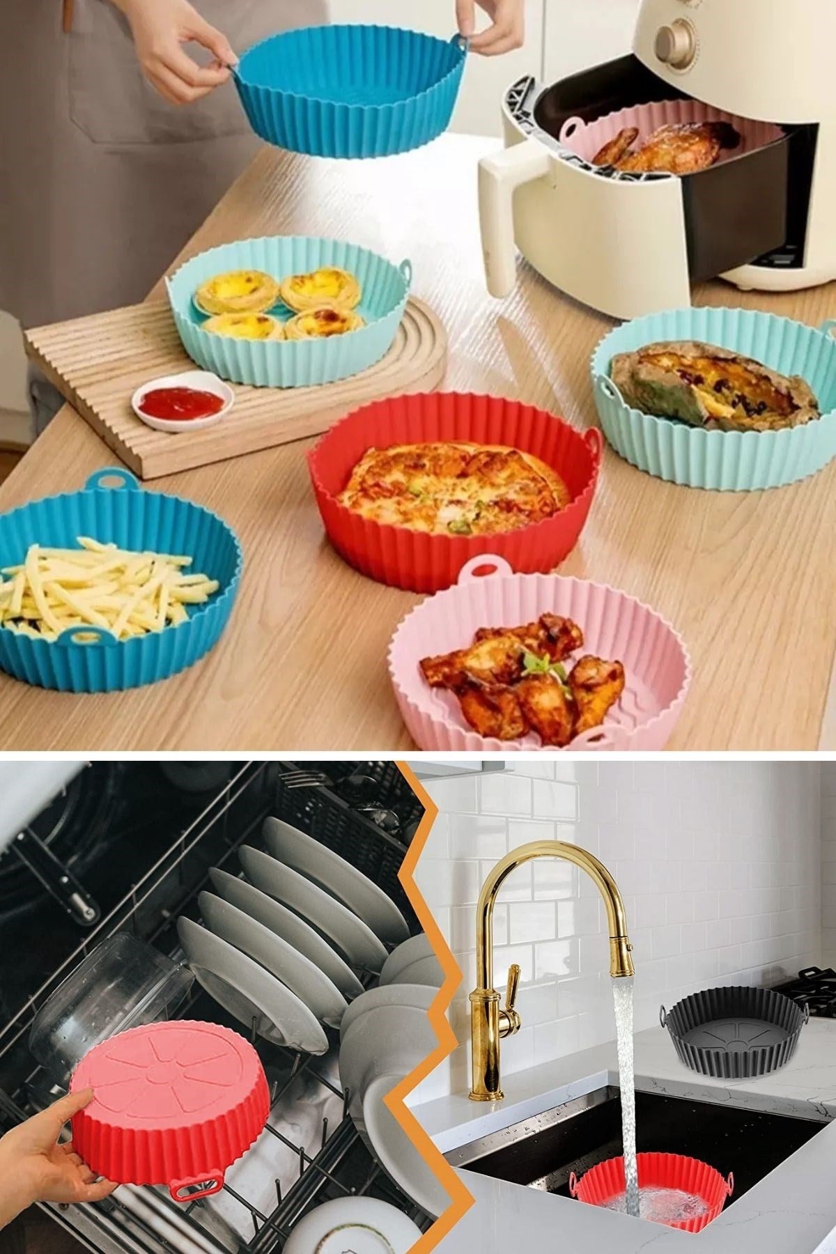 ANKAVERSE® 20 cm Yuvarlak Silikon Pişirme Matı - Isıya Dayanıklı ve Yıkanabilir