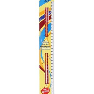 Örgü Şiş Cetvelli 6 Numara 35 cm