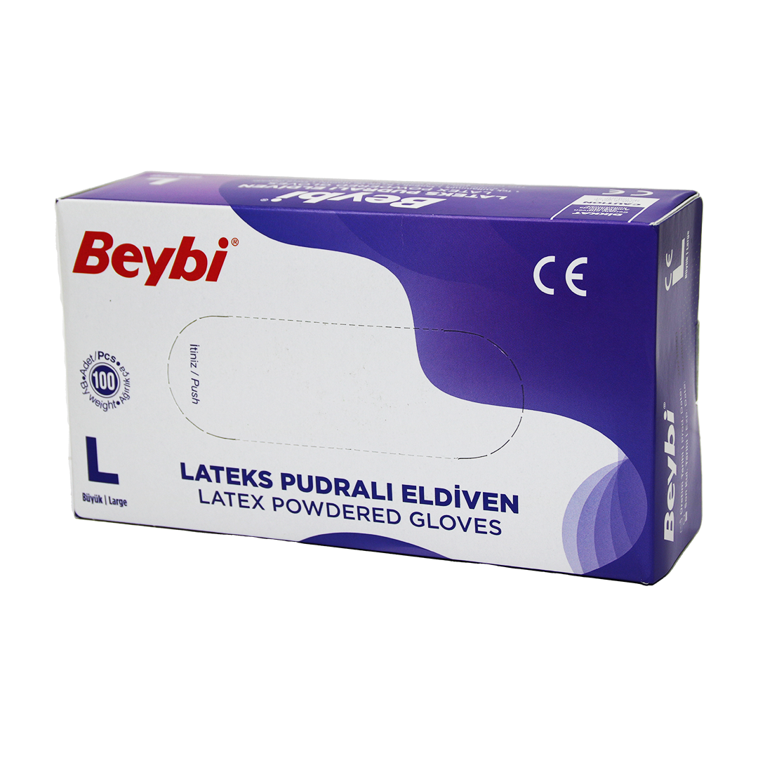 BEYBİ L PUDRALI MUAYENE ELDİVENİ 100LÜ (5286)