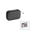 BLUETOOTH WİRELESS MİNİ HOPARLÖR SPEAKER USB ŞARJLI 3W 300mAH PİL - MİKROFON - KART GİRİŞİ AS-02 (5286)