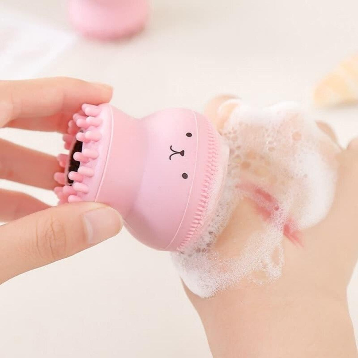 ANKAVERSE® Mini Silikon Yüz Temizleme Fırçası - Peeling Etkili Siyah Nokta Giderici