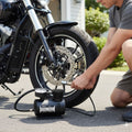 ANKAVERSE® 300 PSI Güçlü Taşınabilir Hava Kompresörü–Araba, Motosiklet, Bisiklet ve Top Şişirme İçin Çakmaklıklı Lastik Şişirme Pompası