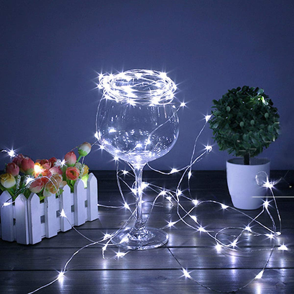 ANKAVERSE® 5 Metre Pilli Beyaz Peri LED Işık Zinciri