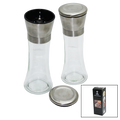 CAM HAZNELİ - METAL KAPAKLI BÜYÜK TUZ - BAHARAT ÖĞÜTÜCÜ (5286)