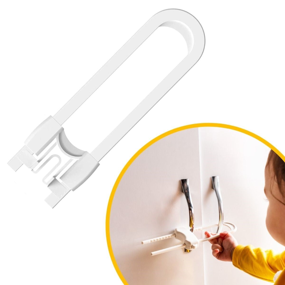 ANKAVERSE® Raylı Bebek Dolap ve Çekmece Güvenlik Kilidi