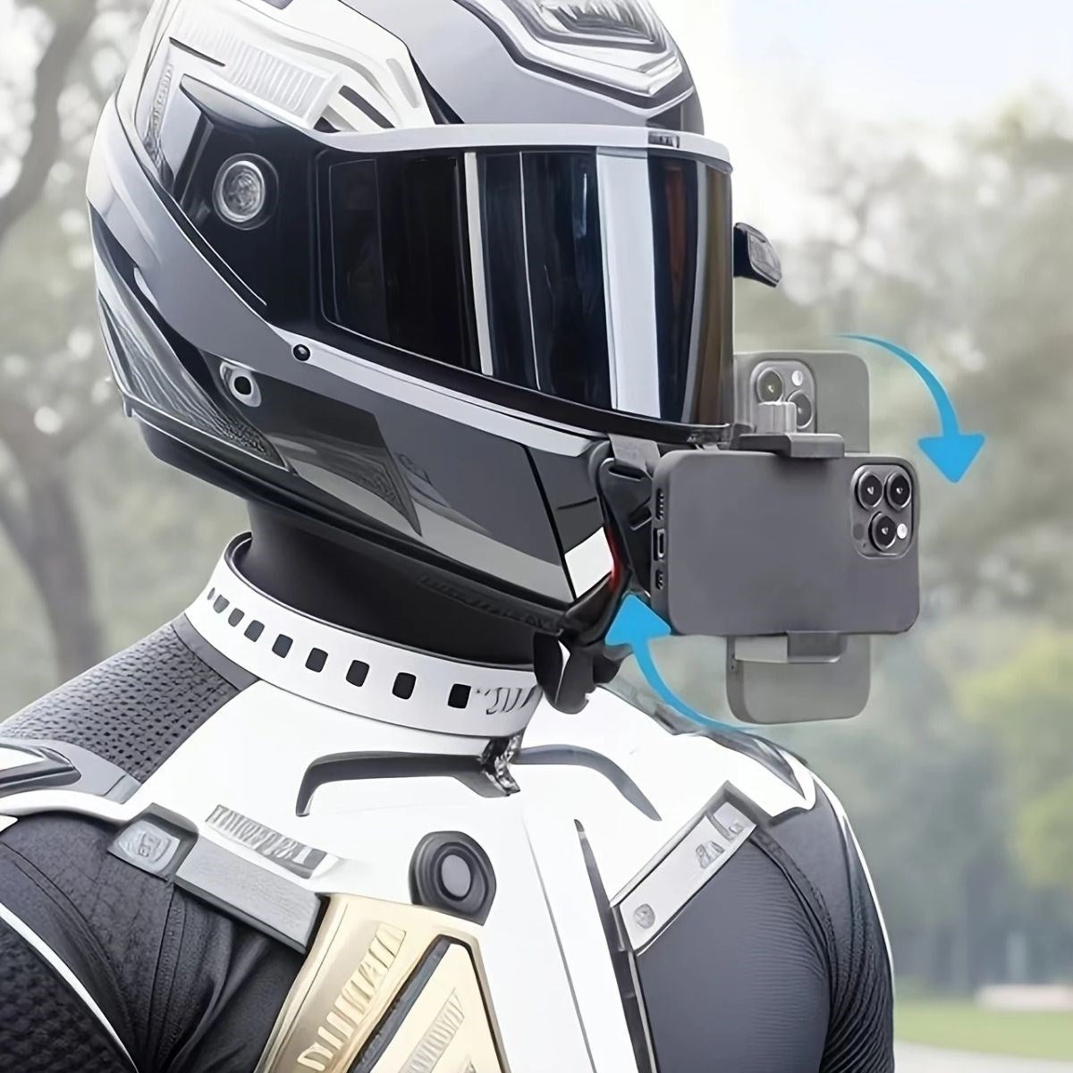 ANKAVERSE® Kask Telefon ve Kamera Tutucu