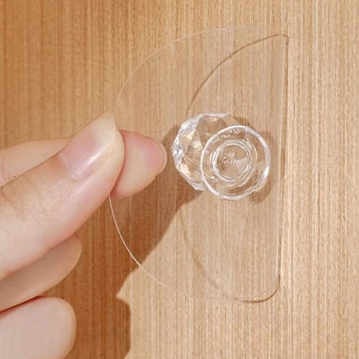 ANKAVERSE® Kristal Yapışkanlı Tutma Kulpları - 2 Adet
