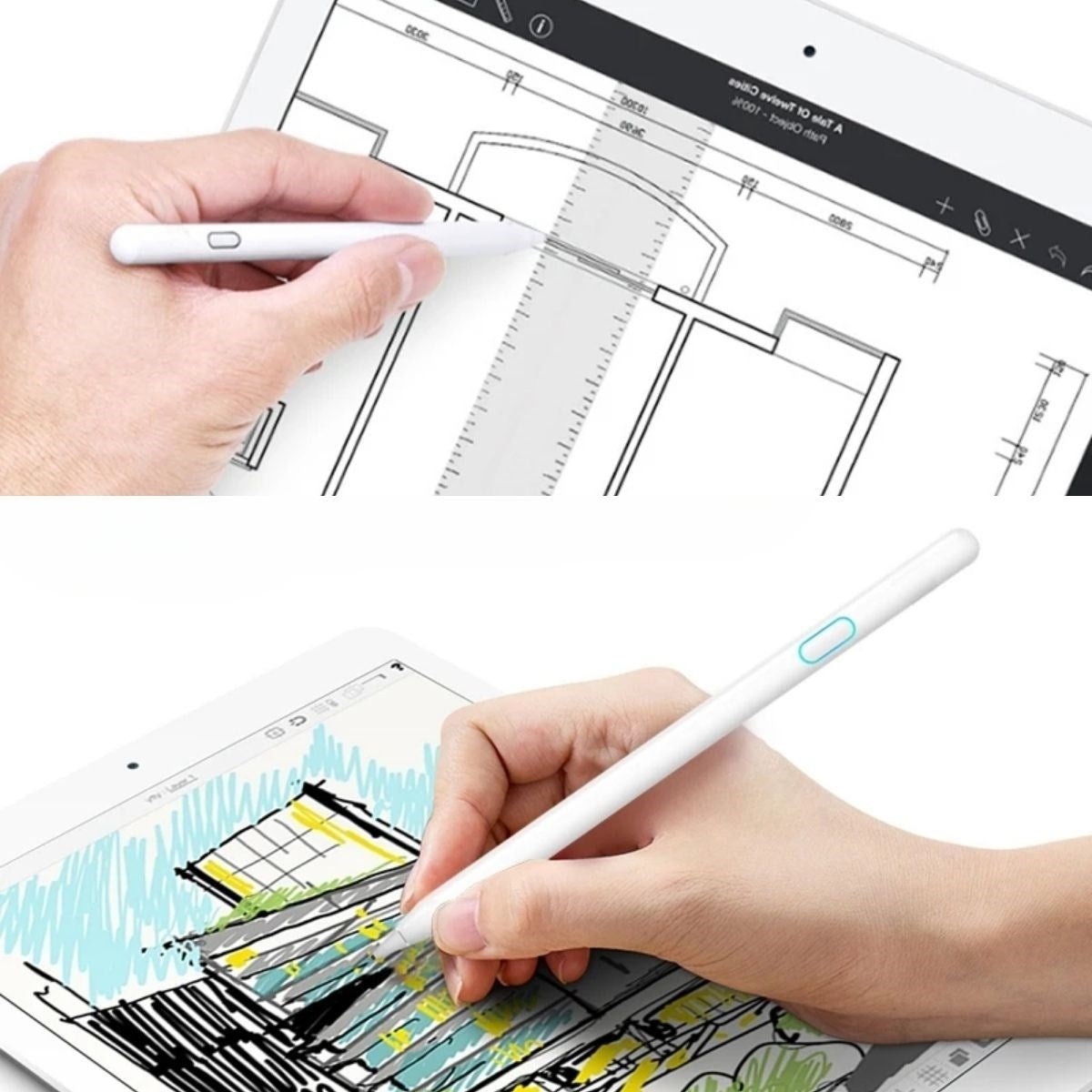ANKAVERSE® Evrensel Tablet ve Dokunmatik Telefonlarla Uyumlu Hassas Çizim ve Tasarım Kalemi
