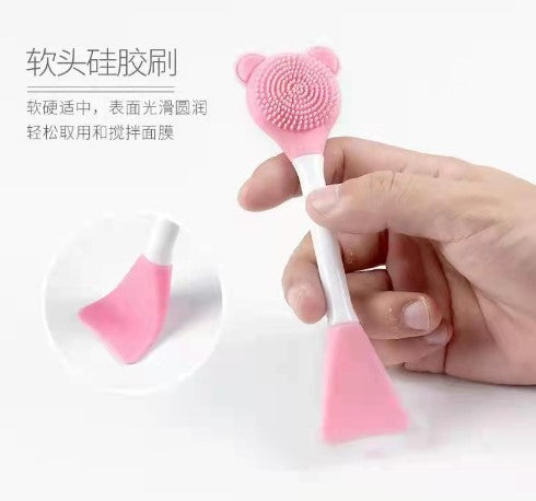 Cilt Bakım Fırçası ve Maske Spatulası (5286)