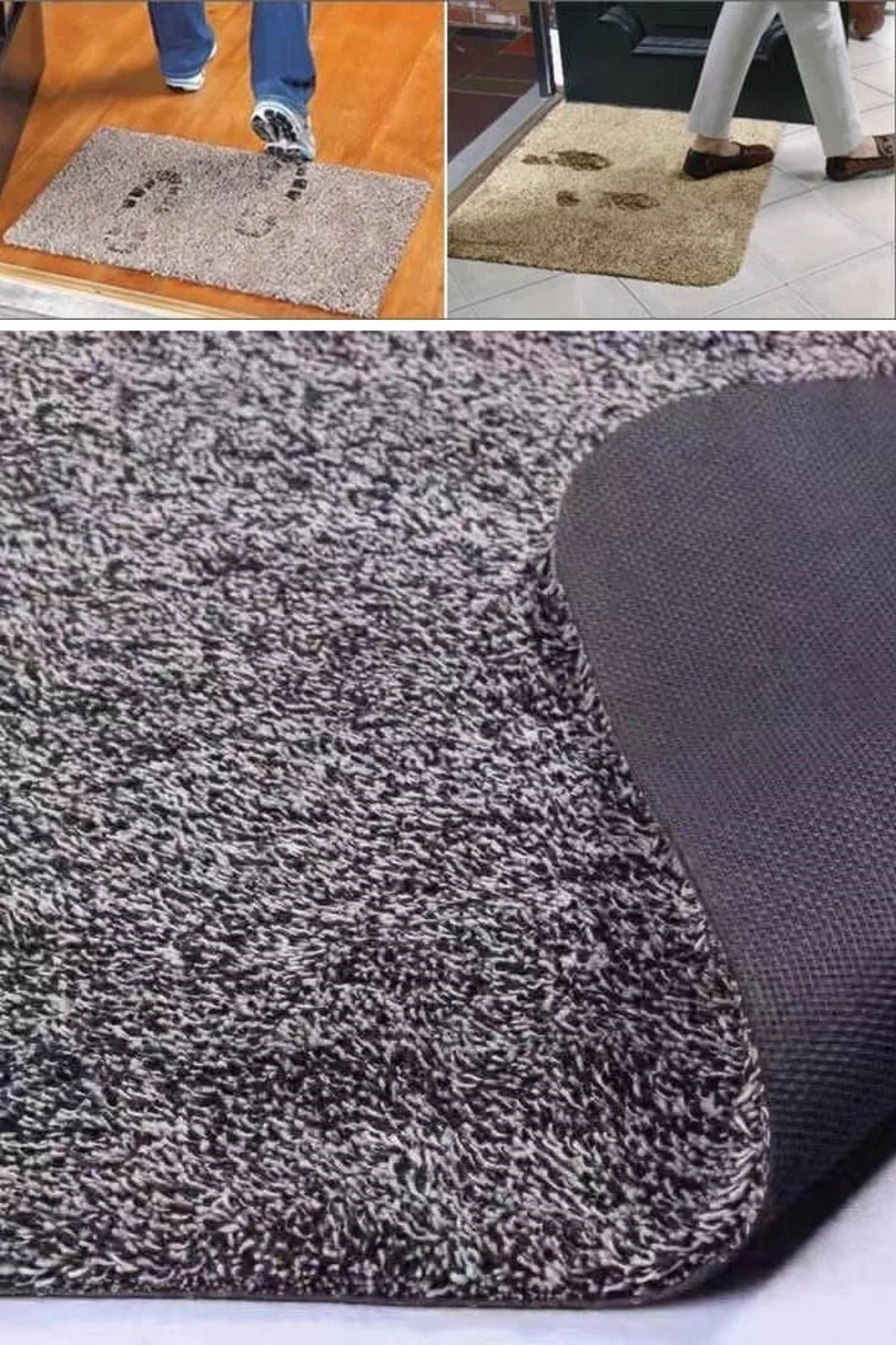 ANKAVERSE® Clean Step Süper Emici Yıkanabilir Paspas