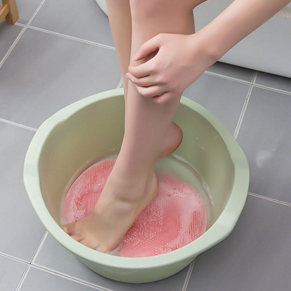 ANKAVERSE Çok Amaçlı Esnek Yumuşak Banyo El Ayak Vücut Plastik Duş Matı Plastik Banyo Matı