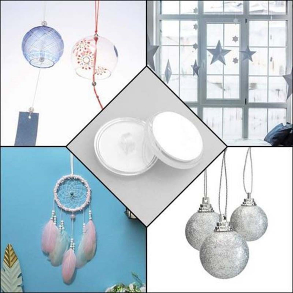 ANKAVERSE® 20'li Şeffaf Güçlü Yapışkan Diskler - 3 cm