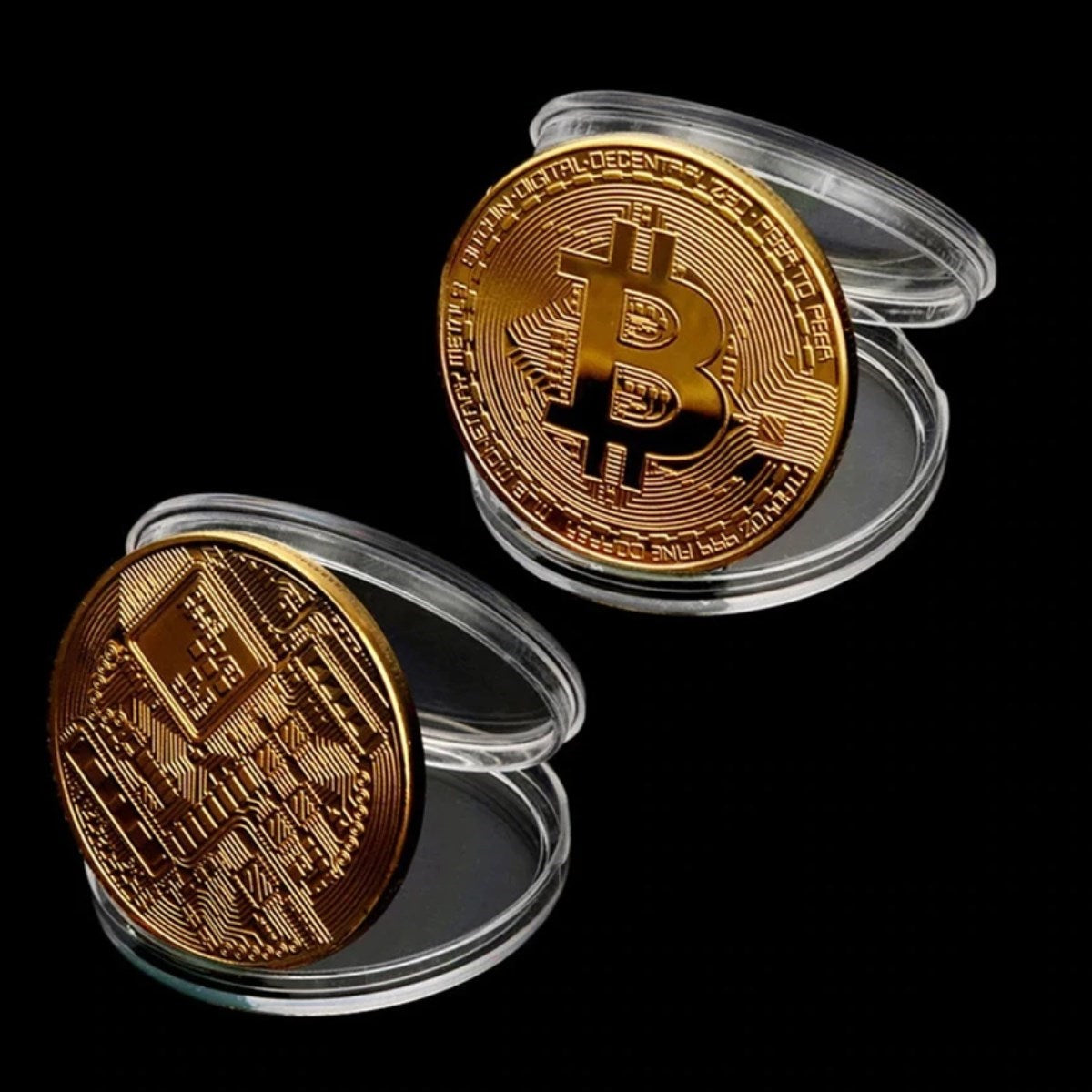 ANKAVERSE® Bitcoin Madeni Hatıra Parası Madeni Bitcoin Hediye Sikke Para