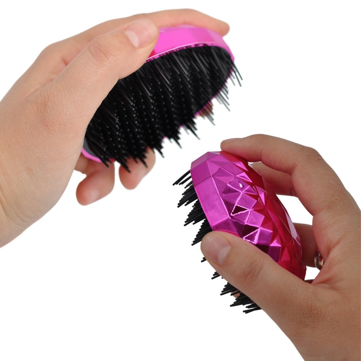 ANKAVERSE® Neon Pembe Geniş Dişli Saç Düzleştirici Tarak