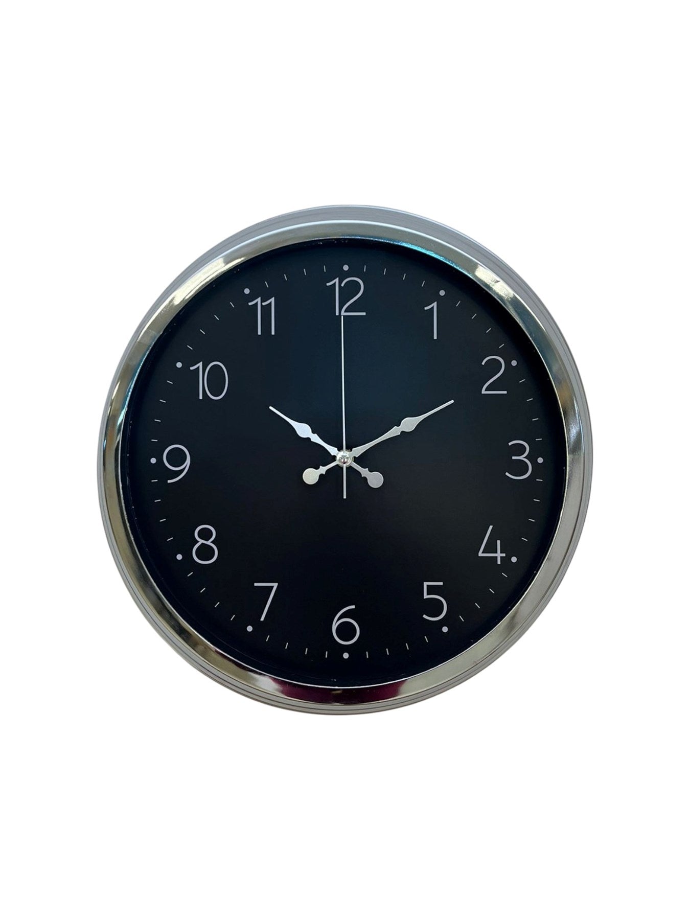 Zentime Dekoratif Ve Şık 40 Cm Krom Metal Duvar Saati