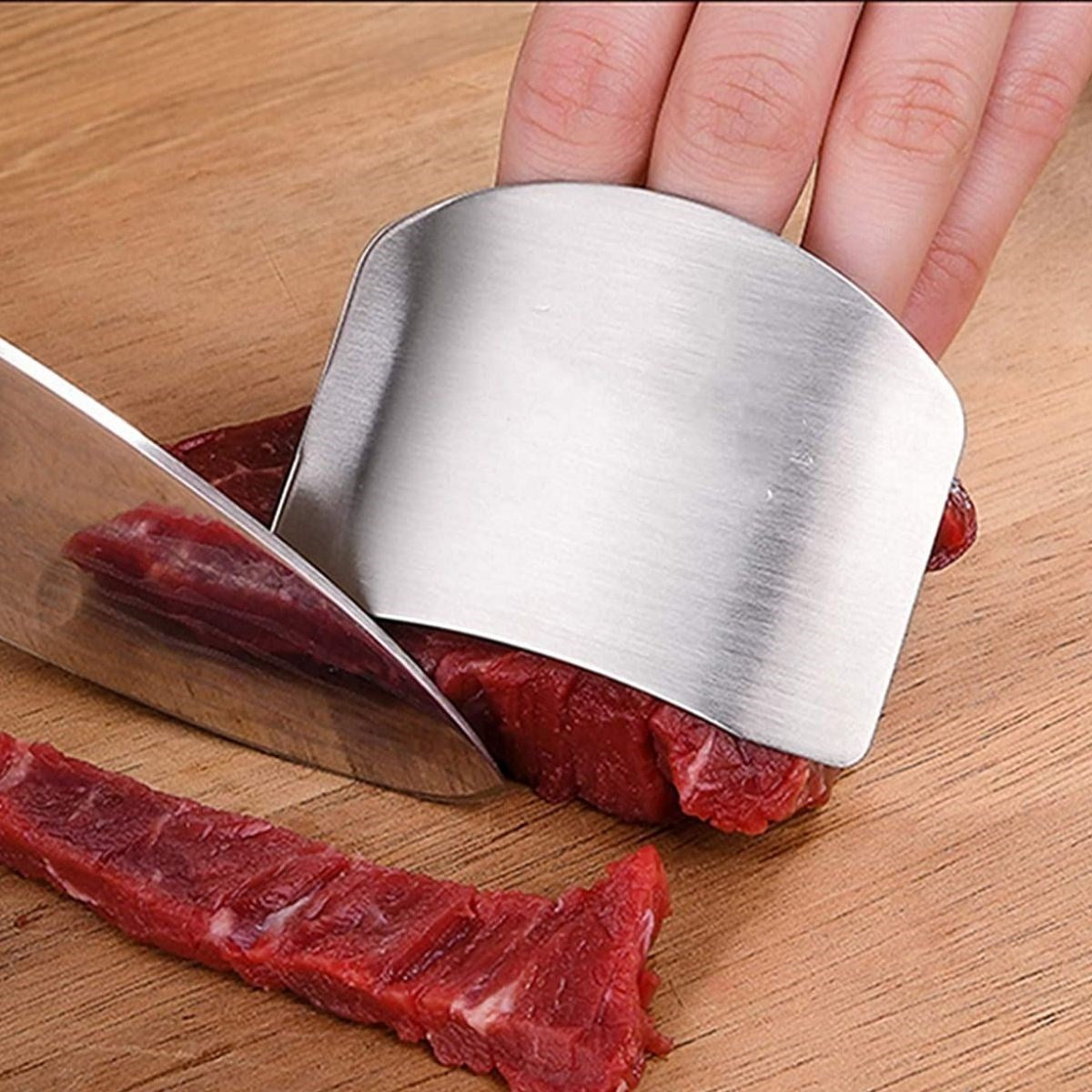 ANKAVERSE® 2li Metal Parmak Koruyucu Hızlı ve Güvenli Kesme Paslanmaz Çelik Koruyucu Aparat