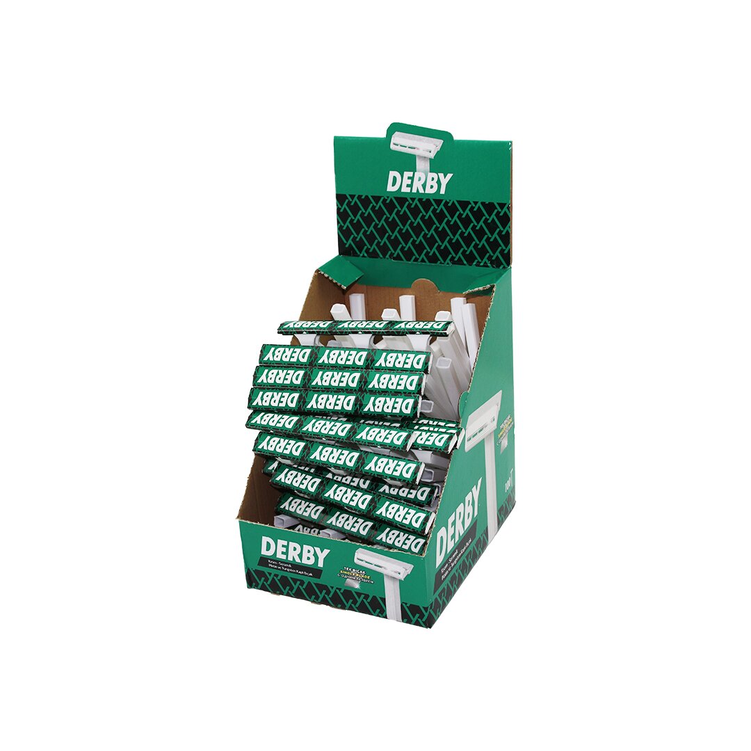 DERBY TEK BIÇAK 100PCS BANYO SAPLI JİLET (5286)