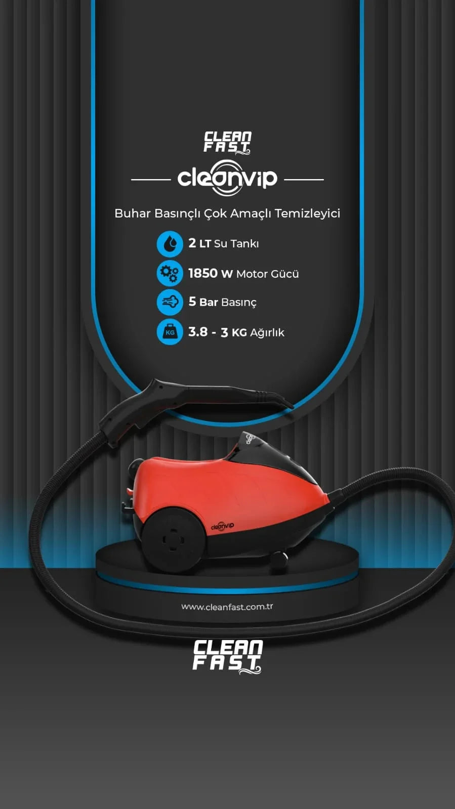 Detaylı Buhar Temizliği Buharlı Makinesi CV332 (5286)