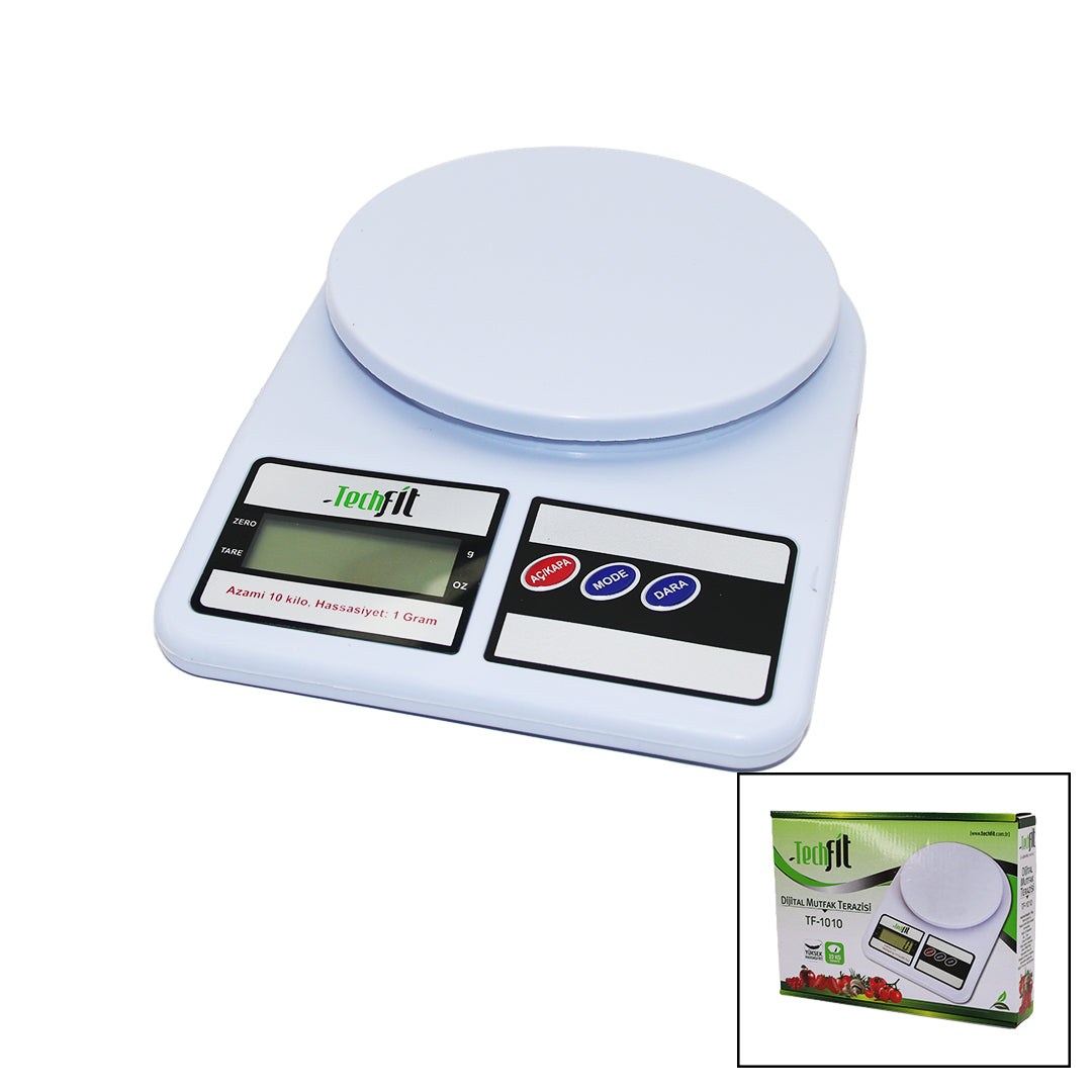 DİJİTAL MUTFAK TERAZİSİ TARTI 10KG TF-1010 (5286)