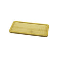 DİKDÖRTGEN AHŞAP BAMBU YAĞDANLIK ALTLIK MİNİ TEPSİ 20X10X0.8CM (5286)