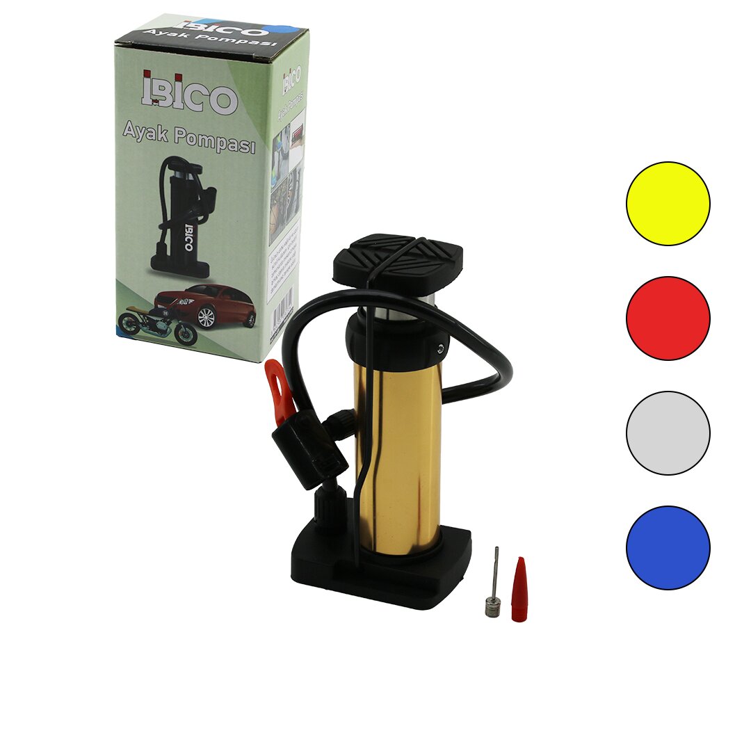 DİKEY MODE LİNCE PİSTONLU AYAK POMPASI OTO-ARAÇ - BİSİKLET-MOTOR LASTİK - TOP - ŞİŞME HAVUZ-YATAK (5286)