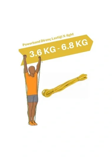 Direnç Bandı, Training Band, Sarı, 3-7 kg (5286)