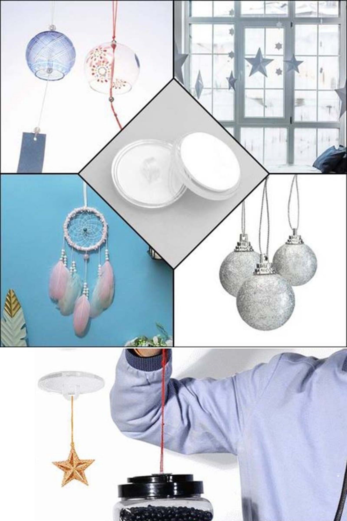 ANKAVERSE® 20'li Şeffaf Güçlü Yapışkan Diskler - 3 cm