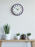 Zentime 36 Cm Mor Dekoratif Duvar Saati