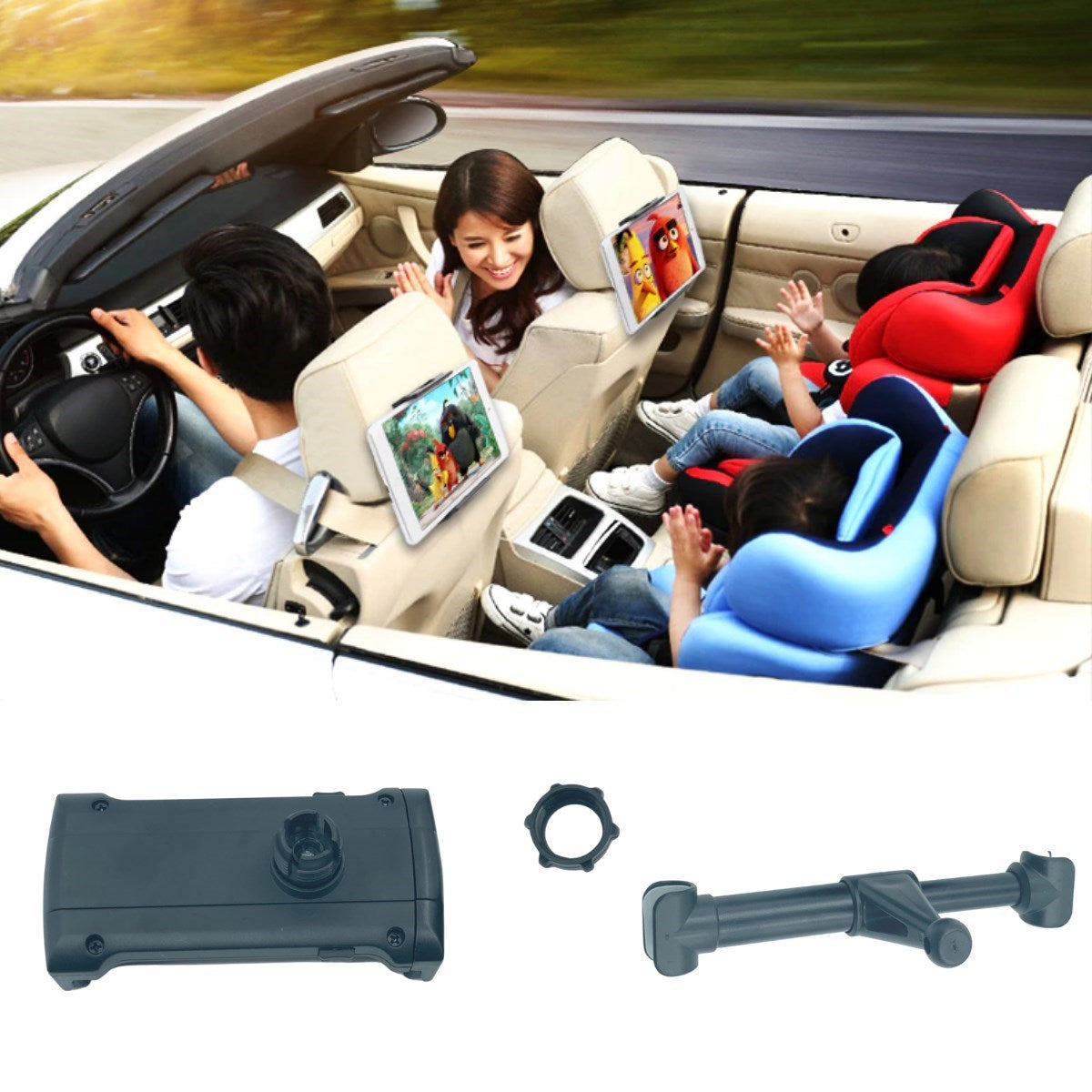 ANKAVERSE® 360° Dönebilen Arka Koltuk Telefon ve Tablet Tutucu