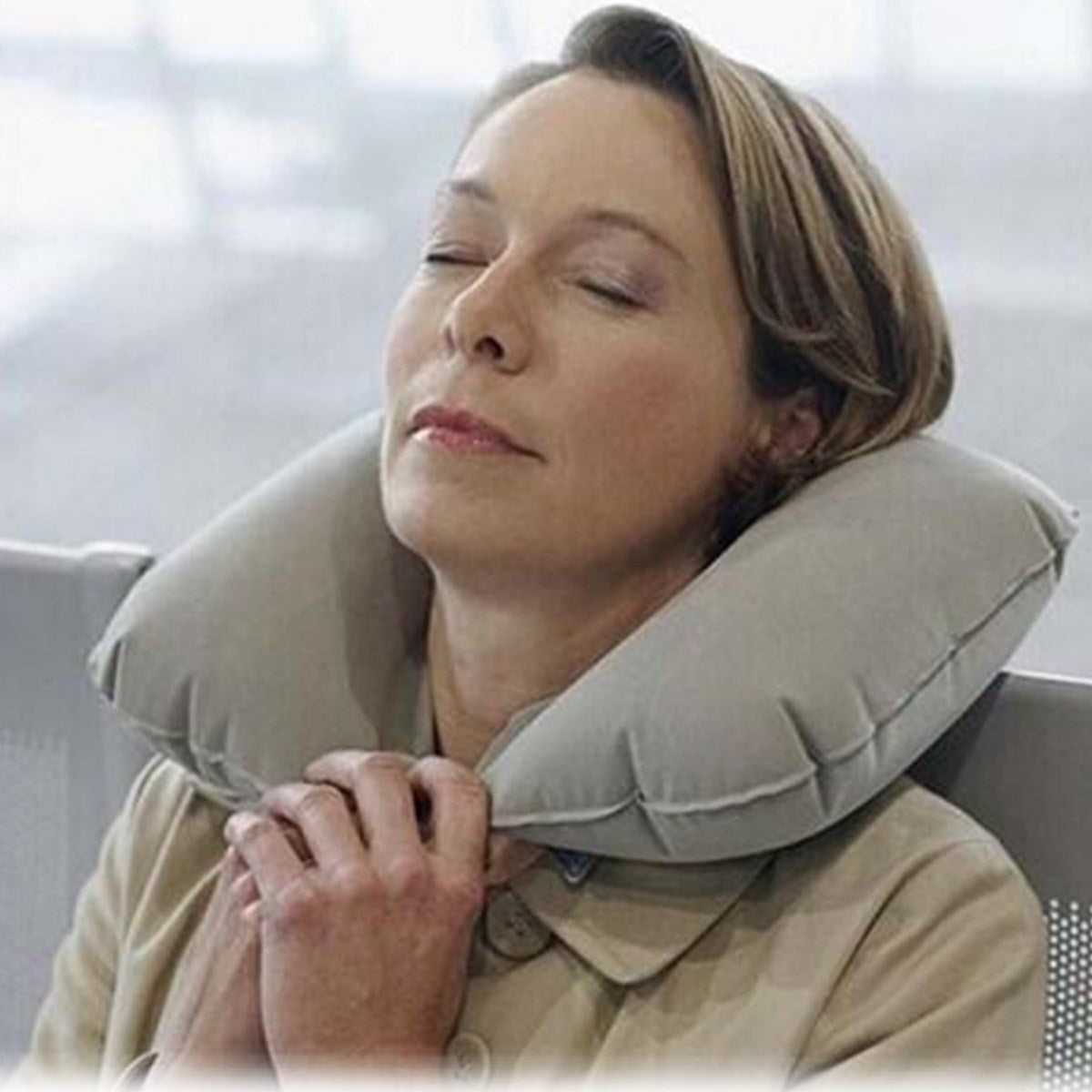 ANKAVERSE® Seyahat Yolculuk Uyku Boyun Yastığı Ergonomik Ortopedik Yastık