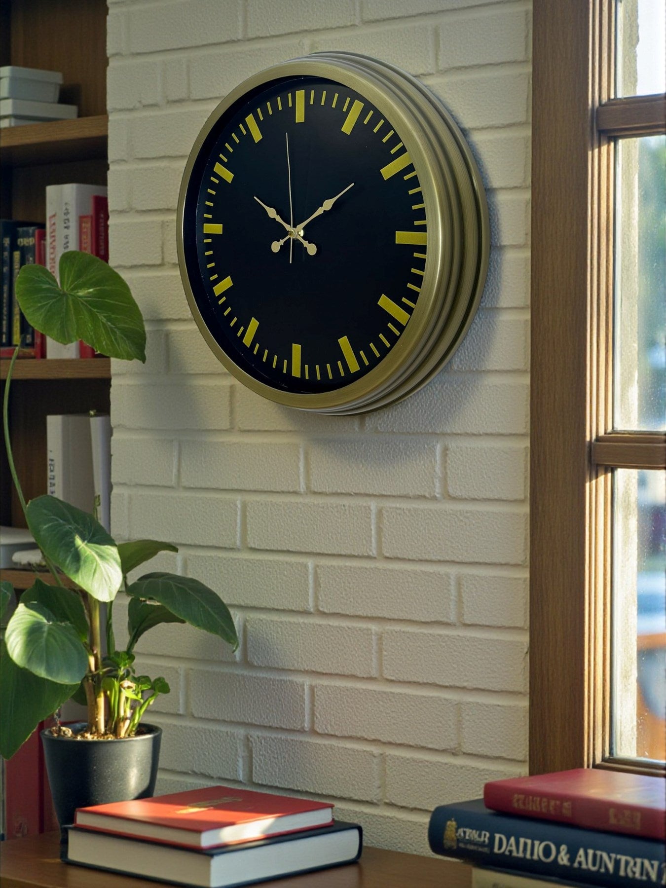 Zentime Vintage 40 Cm Metal Modern Duvar Saati