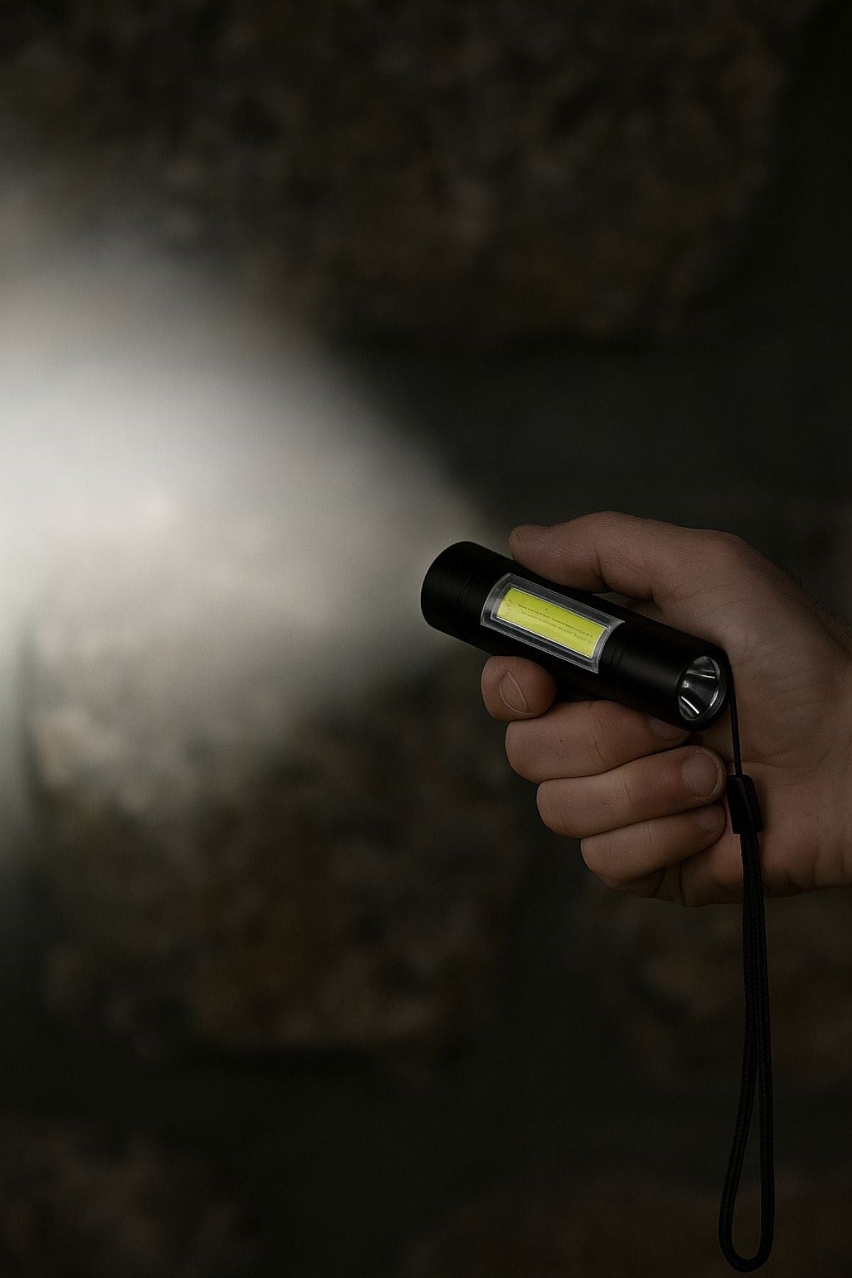 ANKAVERSE® Kutulu Mini El Feneri - Taşınabilir LED Kamp ve Acil Durum El Lambası Plastik Gövde