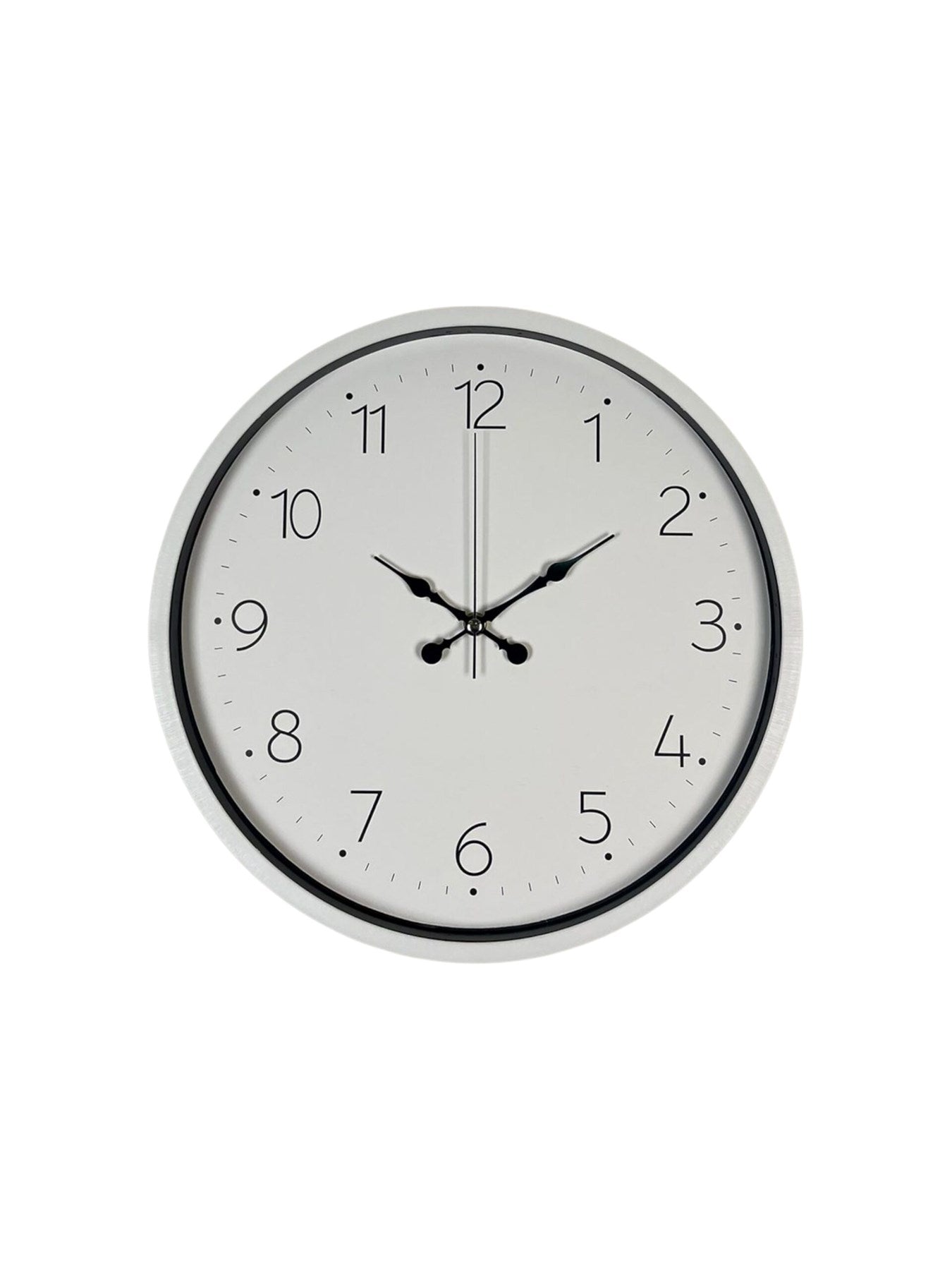 Zentime 36 Cm Beyaz Dekoratif Duvar Saati