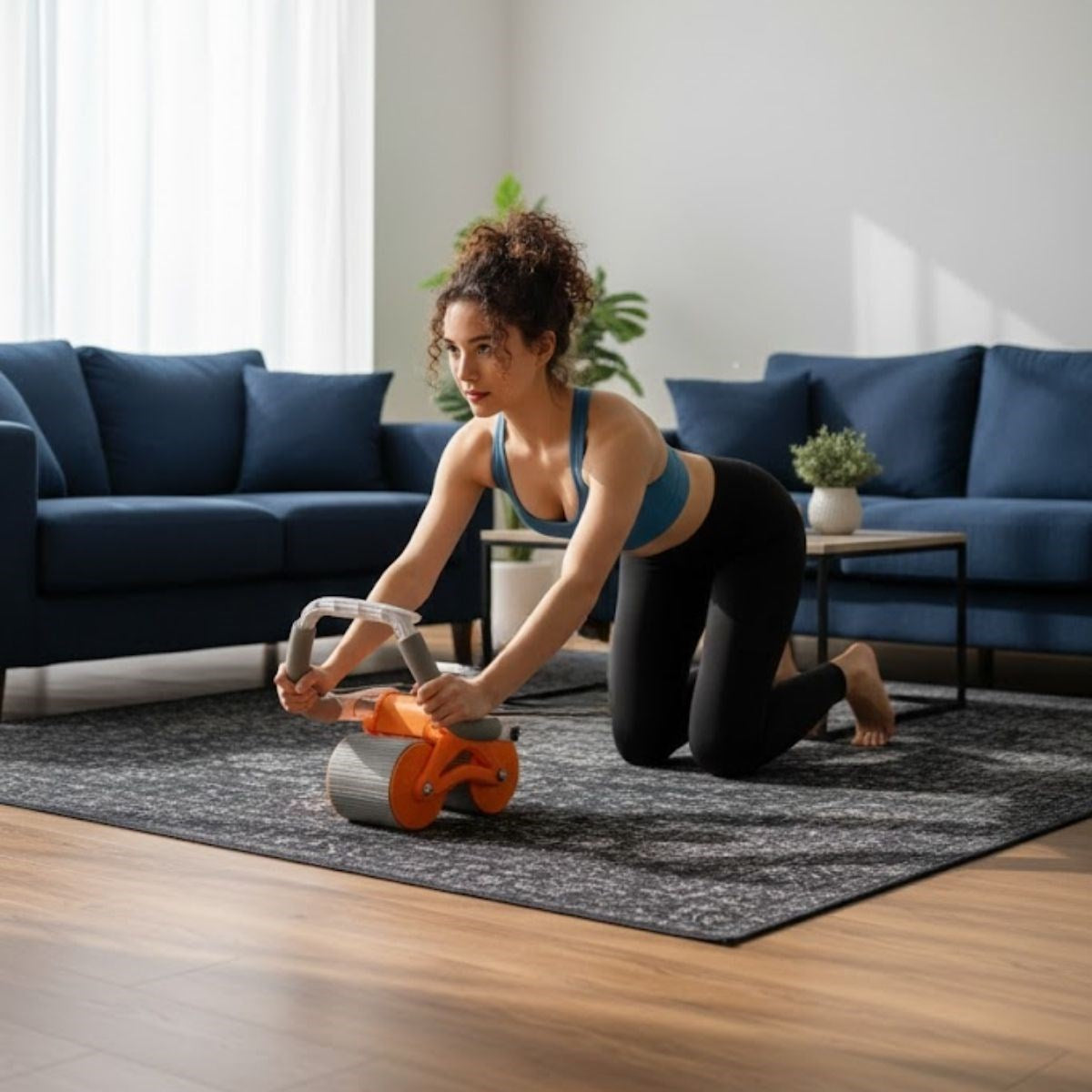 ANKAVERSE® Dijital Sayaçlı Çek-Bırak Mekik Aleti – Karın ve Core Güçlendirici Evde Spor Aleti