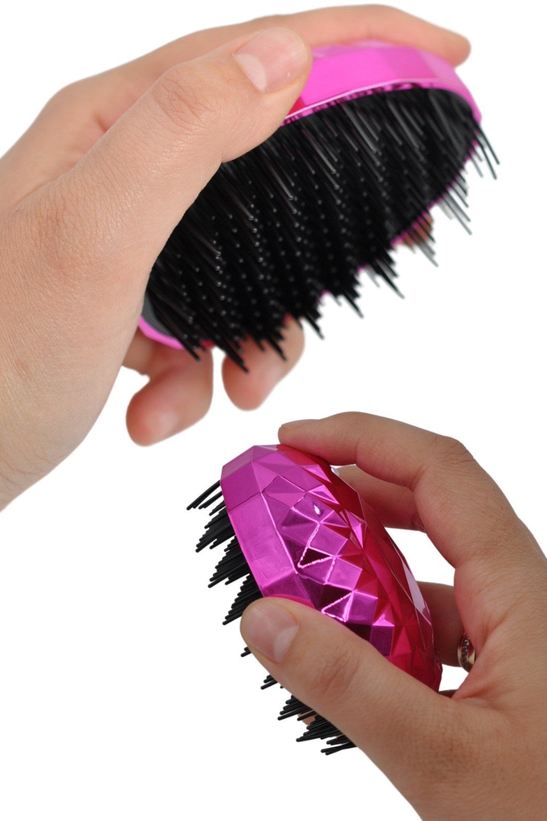 ANKAVERSE® Neon Pembe Geniş Dişli Saç Düzleştirici Tarak
