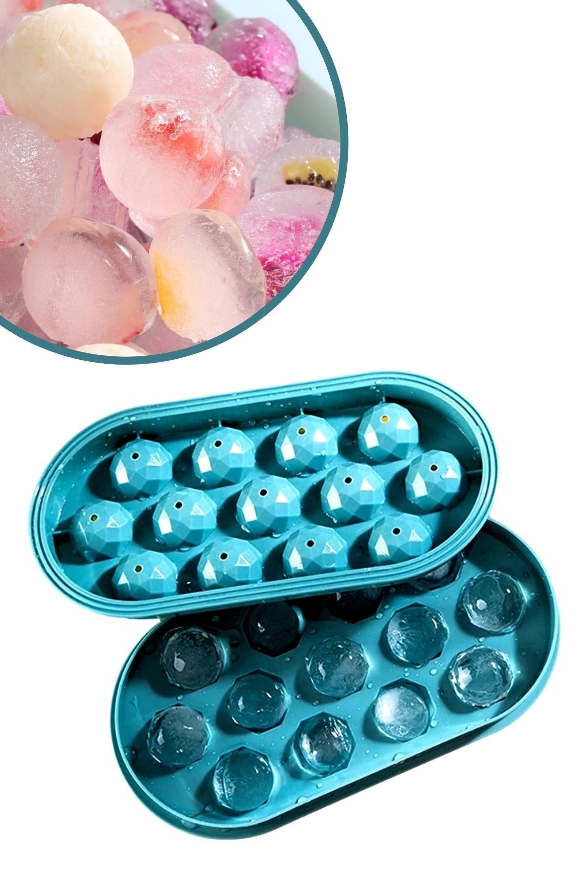 ANKAVERSE® 13 Bölmeli Kristal Buz Kalıbı