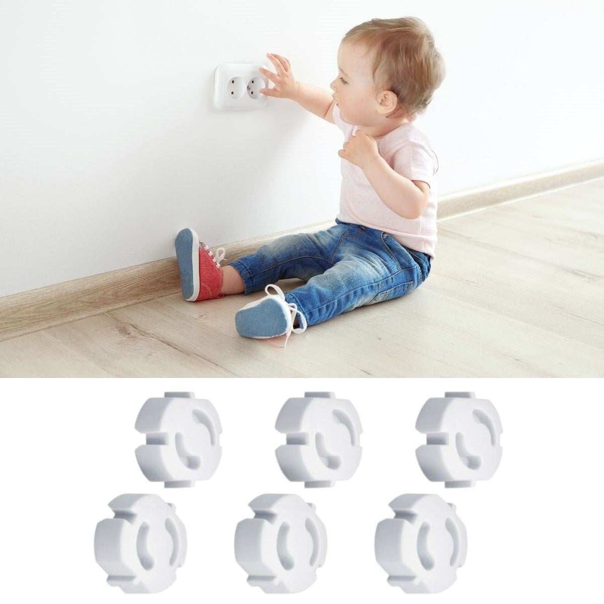 ANKAVERSE® Çocuk Priz Koruyucu Kapak (6 Adet)